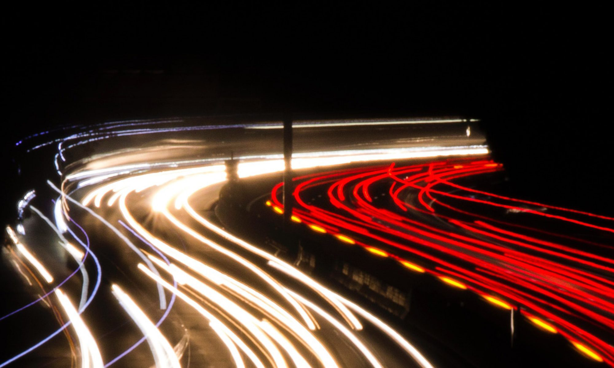aussie dig hero background image of fiber optic lights moving at light speed